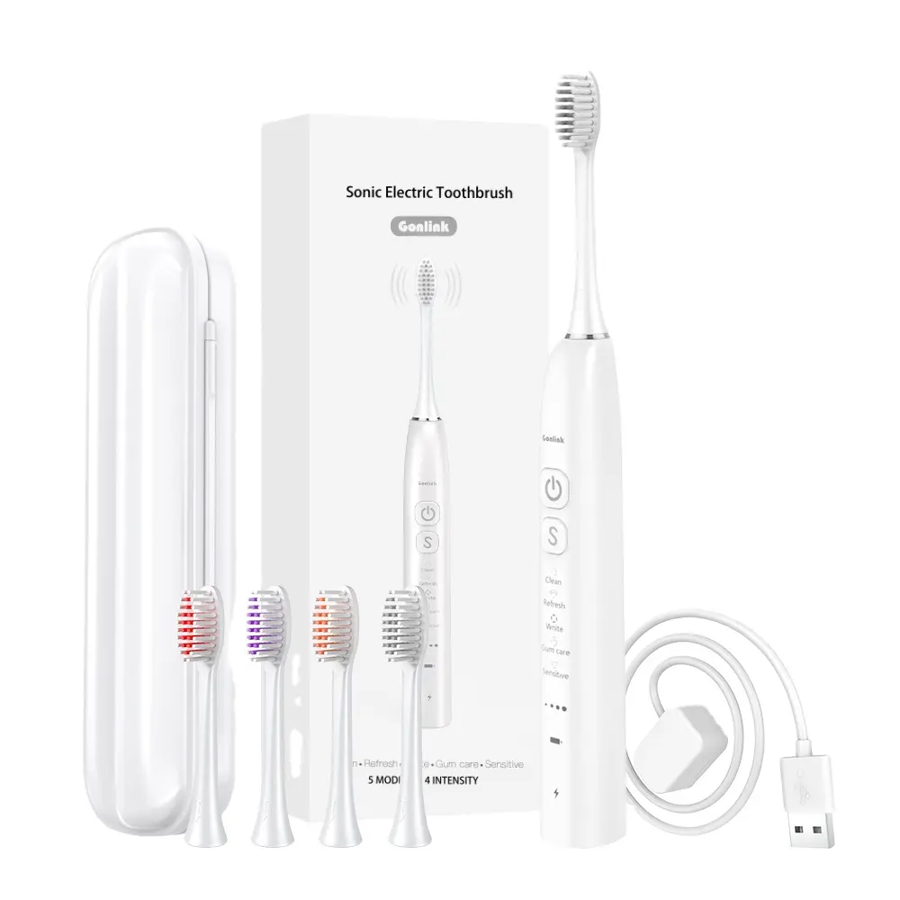 Automatic Whitening Smart Electric Tooth Brushes Induction Charging Ipx7 Electronic Sonic Toothbrush