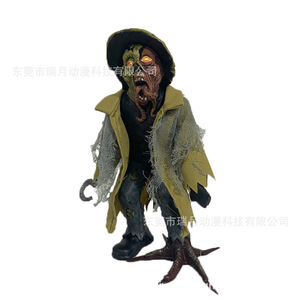 Halloween Pirate Captain Figure 18 Inch <b>Battery</b> <b>Operated</b> Plastic Decoration Indoor Use - Product Image 3
