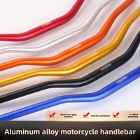 Accessoires pour motos tout-terrain, guidon conique en alliage d'aluminium avec peinture graffiti