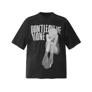 T-shirt oversize Y2K Anime avec imprimé graphique 'Don't Leave Me Alone', style vintage décontracté, manches courtes, unisexe, streetwear, logo personnalisé - Product Image 3