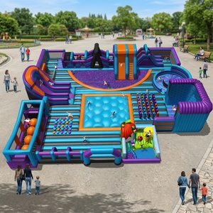 OEM ODM Parque Inflable Gigante <span class=keywords><strong>de</strong></span> 500 m², Equipo <span class=keywords><strong>de</strong></span> Juego Suave para Exteriores, Parque Inflable, Pista <span class=keywords><strong>de</strong></span> Obstáculos Inflable para Adultos - Product Image 2