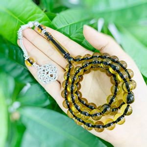 Rosario de resina para cabello directo de fábrica, 51 Uds., 10cm, Rosario de resina Natural, cuentas de alabanza musulmana, pulsera de adoración, cuentas de oración - Product Image 3