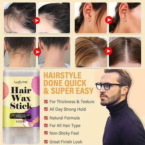 Luxfume toptan saç jeli stil ürünleri pürüzsüz Flyaway saç bitirme Mini saç vaksı sopa - Product Image 5