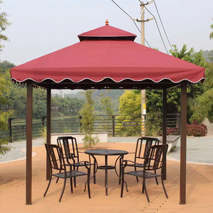 Extérieur logo <span class=keywords><strong>parasol</strong></span> rosée gazebo jour quatre pieds <span class=keywords><strong>auvent</strong></span> jardin villa cour <span class=keywords><strong>auvent</strong></span> - Product Image 4