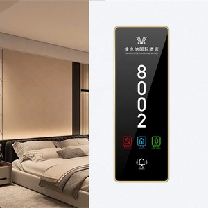 2025 nouveau Dsymbol écran tactile intelligent hôtel plaque de porte électronique signes plaque de porte avec numéro de chambre - Product Image 1