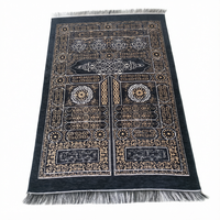 Tapis de prière islamique 2026, nouveau design, en polyester, lavable en machine, résistant aux taches, adapté aux animaux domestiques, vente en gros pour la maison