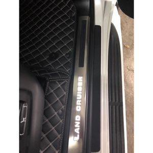 Door sill <b>strips</b> are suitable for Land Cruiser 2016-19 models with built-in scooters, providing anti-slip and noise reduction. - Product Image 1