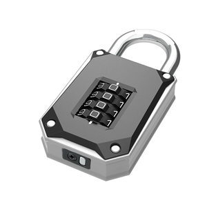 Cadenas de vestiaire de gym <span class=keywords><strong>à</strong></span> combinaison mécanique <span class=keywords><strong>à</strong></span> 4 chiffres, en alliage de zinc robuste, réinitialisable, anti-coupure - Product Image 1