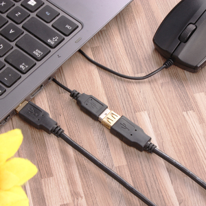 VCOM siyah mavi USB2.0 uzatma kablosu standart USB tip a erkek kadın 1.5m 1.8m 3m 5m satılık - Product Image 3