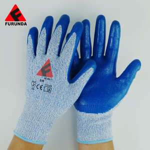Guantes de seguridad resistentes al corte, guantes de trabajo recubiertos de PU, Nivel 5 - Product Image 2
