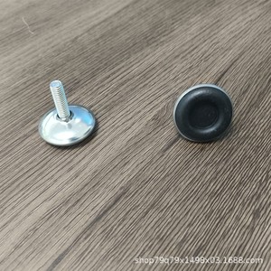 Screw Adjustment Feet M6 M8 Stainless Steel Iron Faced Black Bottom Table <b>Chair</b> Leg <b>Pads</b> Furniture Hardware Minimalist Design - Product Image 2