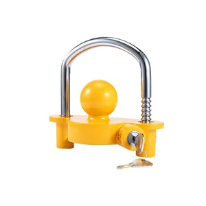 Verrou de remorque universel avec clés, compatible avec les coupleurs de 1-7/8'', 2'' et 2-5/16'', verrou de coupleur de remorque universel réglable - Product Image 1