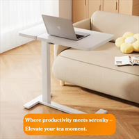 Mesa de Cama Ajustable en Altura, Económica, Fácil de Montar, Duradera, de Estilo Moderno, Mesa de Computadora para el Hogar o la Oficina