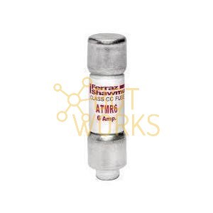 Fusible de Cartucho Mersen ATMR6, Metálico, Sin Indicador, Conexión Axial, 1 Polo, Acción Rápida, Nuevo - Product Image 1
