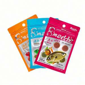 Pochette zip-lock étanche à l'humidité personnalisée emballage de leurre de pêche en plastique souple sacs refermables réutilisables pour pêcheurs aliments pour animaux de compagnie et gelée - Product Image 1