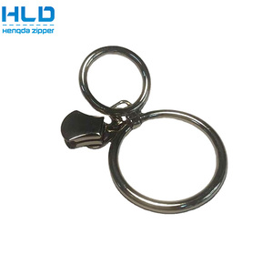 Hengda Factory Customized Zinc Alloy Zipper Pull Simple Luggage <strong>Replacement</strong> Zipper Round <strong>Slider</strong> for Zipper - Product Image 6