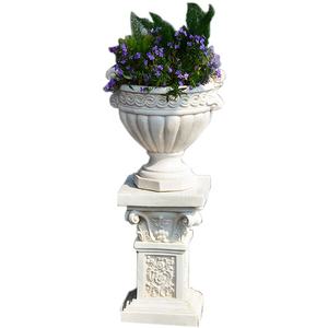 Jardinière en résine d'oxyde <span class=keywords><strong>de</strong></span> magnésium, grande <span class=keywords><strong>colonne</strong></span> romaine, <span class=keywords><strong>pot</strong></span> <span class=keywords><strong>de</strong></span> fleurs pour jardin européen, entrée <span class=keywords><strong>de</strong></span> villa, hall d'hôtel, décoration extérieure - Product Image 2