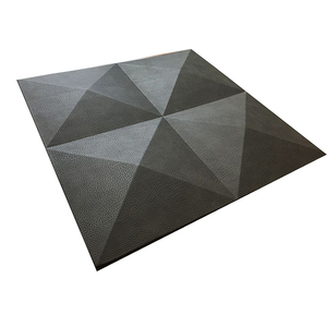 แผ่นผนังหนังเทียมแบบกำหนดเอง,แผ่นผนังสะท้อนกลับสูงตกแต่งภายในหนัง3d - Product Image 6