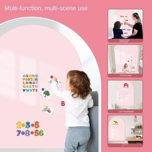 <span class=keywords><strong>Adesivi</strong></span> <span class=keywords><strong>Murali</strong></span> Magnetici per Bambini Anti-Esplosione per Casa e Cameretta - Lavagna Colorata Cancellabile per l'Apprendimento - Product Image 4
