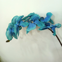 Fleurs d'orchidées artificielles en soie réalistes de haute qualité avec une simulation hautement fidèle pour la décoration de la maison, la fête des mères et la rentrée scolaire