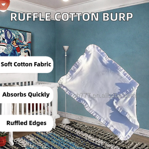 ผ้าเช็ดน้ำลายเด็กทารก Orchid Impex ผ้าฝ้ายทอเนื้อเทอร์รี่ - แผ่นรองเช็ดน้ำลายสำหรับเด็กแรกเกิด ซึมซับได้ดี - Product Image 2