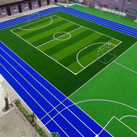 Césped Sintético para Fútbol Meisen a Bajo Precio, para Parques al Aire Libre, Patios de Recreo, Escuelas, Gimnasios, Jardines en Azoteas, Campos Deportivos