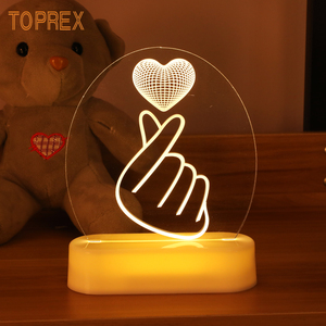 2024 idées de cadeaux saint valentin souvenirs de mariage pour les invités centres de mariage led veilleuse pour <span class=keywords><strong>d</strong></span>écorations de table - Product Image 3