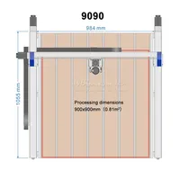 Routeur CNC LY Série SYC 6060 9090, Graveur sur Bois, Machine de Gravure, Perçage, Fraisage, Outil de Sculpture sur Bois USB, Dispositif de Tournage