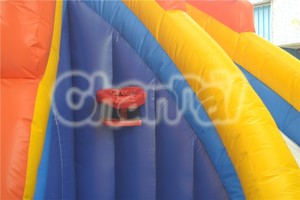 Parque Acuático Inflable para Patio Trasero y Tobogán, Isla Acuática Inflable con Tobogán en Venta - Product Image 3