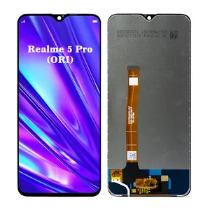 Layar Sentuh Lcd untuk Oppo Realme 5 Pro, Suku Cadang Ponsel Kerja 100%