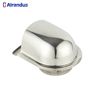 Design moderne OEM Capot mural en acier inoxydable étanche Rond Bull Nosed Return AC Exhaust Outlet pour HVAC