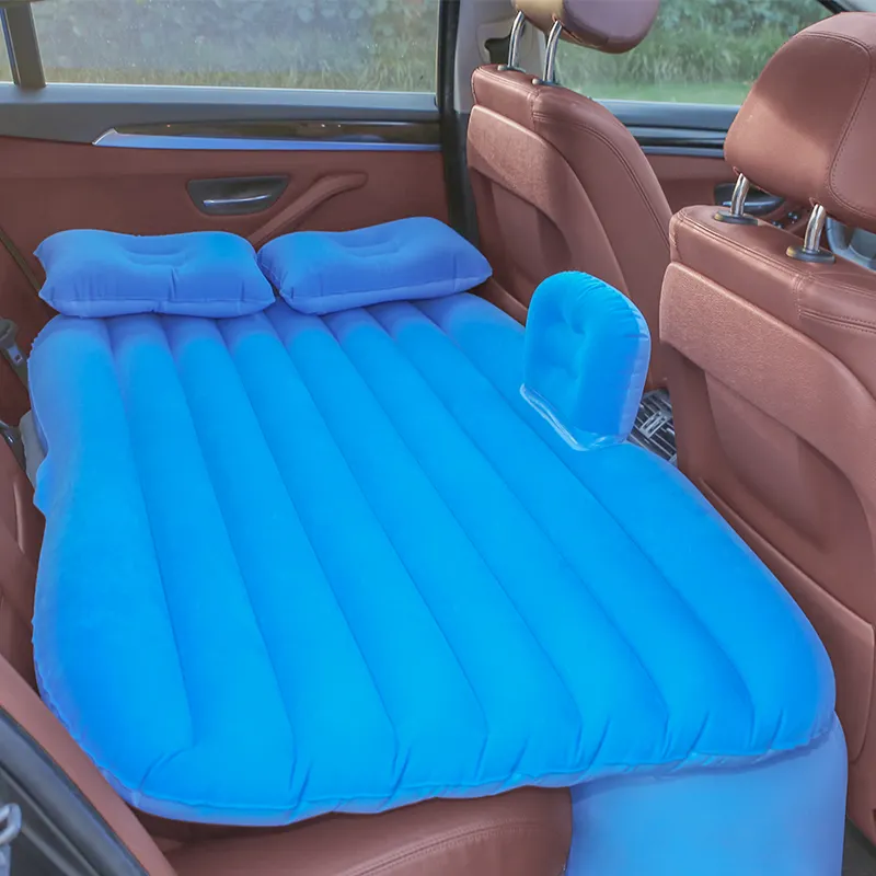 차 팽창식 침대 뒤 좌석 매트리스 Airbed 연약한 PVC 나들이 Airbed