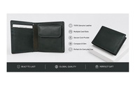 Dompet Kulit Asli Terlaris Buatan Tangan Model Bifold dengan Jendela ID Tersedia dalam Jumlah Besar dari India Dengan Harga Terbaik