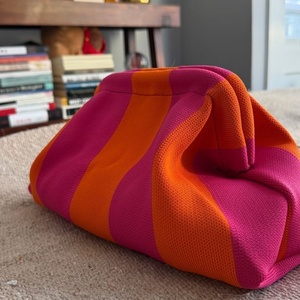 Bolso de mano de punto a rayas personalizado para mujer, con forma de nube, monedero tejido, bolsa de almacenamiento de cosméticos, regalo para vacaciones en la playa - Product Image 4