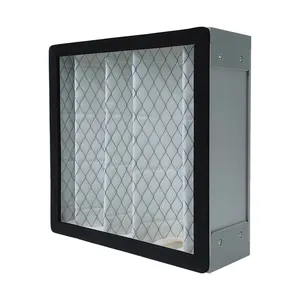 Industrial F5~F9 Panel Pleated Air Filter Folded Medium Filter