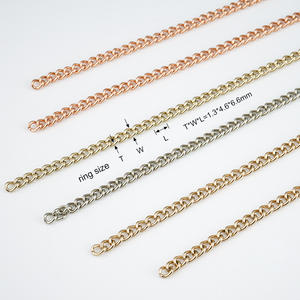 Металлическая цепь для сумок, люксовая фурнитура, серебряная металлическая цепь для ремня сумки через плечо - Product Image 4