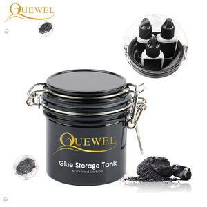 Quewel — réservoir de stockage de colle pour extensions de cils, conteneur de stockage d'adhésifs individuels, pot de stockage scellé pour cils - Product Image 1