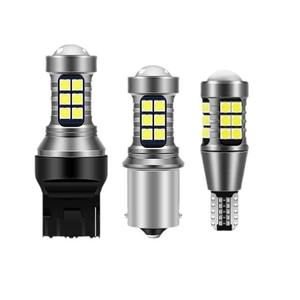 Bombilla LED T15 1157BAY15D Súper Brillante, 3030 27SMD 1156 P21W BA15S, Luces de Reserva para Auto, 12V T20, Luz Trasera, Nueva Condición - Product Image 1