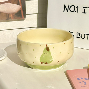 Ins Cute Bone China Fresh Cute <b>Microwave</b> Safe Japanese Style Rice Bowl Fruit Dessert Bowl Tableware <b>Set</b> Gift Box for - Product Image 6