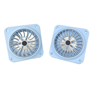 Salida de Aire Giratoria Cuadrada Universal Azul 60/75/90mm de Plástico, Piezas de Calefactor de Estacionamiento de Clase Energética Eficiente para Uso Exterior en Coche - Product Image 2