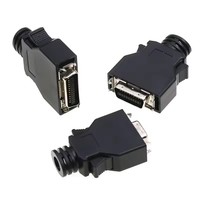 Connecteur de soudure 26 broches SCSI pour servomoteur, 14P, 20P, 36P, 50 broches, avec borne MDR à shrapnel fixe, SM-26Pin, type CN, tête mâle à clipser