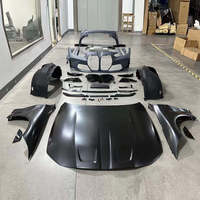 Paket Body Kit Lebar Gaya M4 dengan Kap Mesin, Fender, Bumper Depan Belakang, Side Skirt, dan Grille untuk Konversi BMW Seri 4 G22 G23 2021-2025