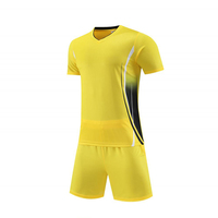 Ensemble d'uniformes de football respirants, maillot de football par sublimation, vêtements de sport en gros, maillot de football 100% polyester, t-shirt pour hommes