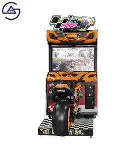 Máquina de juego que funciona con monedas India/máquina de juego de arcade para Centro Comercial/máquina de juego de arcade de simulador de Moto GP