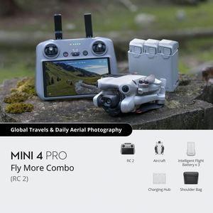 โดรน DJI Mini 4 Pro Combo (DJI RC <span class=keywords><strong>2</strong></span>) รุ่น Mini4 Pro Mini 4pro น้ำหนัก 249 กรัม กล้อง 4K ระดับมืออาชีพ ระยะบินไกล <span class=keywords><strong>18</strong></span> กม. - Product Image 5