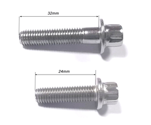 Boulons <span class=keywords><strong>de</strong></span> moyeu Torx à bride centrale <span class=keywords><strong>M16</strong></span> chariots élévateurs 1007708 goujons bride M10X125 poulie et écrou boulon boulons écrous <span class=keywords><strong>de</strong></span> <span class=keywords><strong>roue</strong></span> en titane - Product Image 1