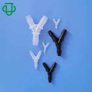 3 웨이 팔꿈치 커넥터 플라스틱 Suppliers-JU 플라스틱 3 방법 와이 Y 형 커넥터 튜브 피팅 연동 펌프