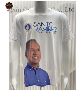Maglietta personalizzata per le elezioni di fabbrica con materiali per la campagna per la stampa di sublimazione politica completa del presidente per le elezioni - Product Image 1