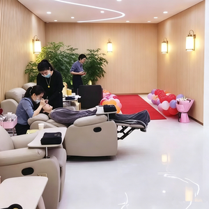 เก้าอี้โซฟาอเนกประสงค์สำหรับร้านทำเล็บ สปา ปรับเอนได้ ระบบเจ็ทไร้ท่อ ระบายน้ำอัตโนมัติ สำหรับทำเล็บ ต่อขนตา นวด - Product Image 3