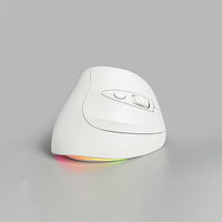 Souris verticale ergonomique sans fil 2,4 G et Bluetooth à double mode, rétroéclairée RGB, 9D, rechargeable, pour jeux sur ordinateur, modèle MW-060PU – Meilleure vente